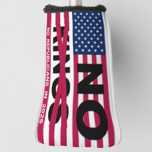 "NO kings" Golf Head Cover (Draai 90)