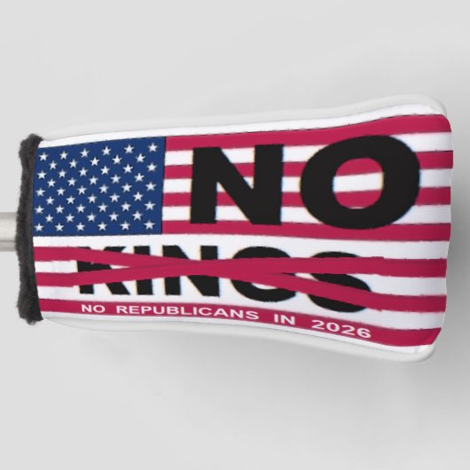 NO KINGS GOLFHEADCOVER (Voorkant)
