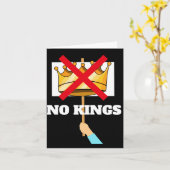 No Kings Greeting Card Kaart (Gele Bloem)