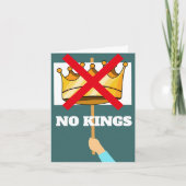 No Kings Greeting Card Kaart (Voorkant)