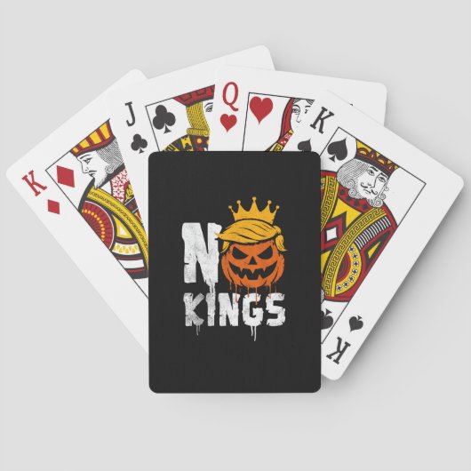 No Kings Halloween Pokerkaarten (Achterkant)