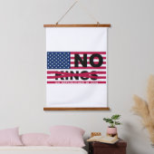 NO KINGS HANGEND WANDKLEED (Slaapkamer)