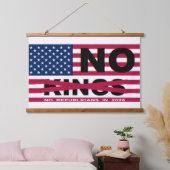NO KINGS HANGEND WANDKLEED (Slaapkamer)