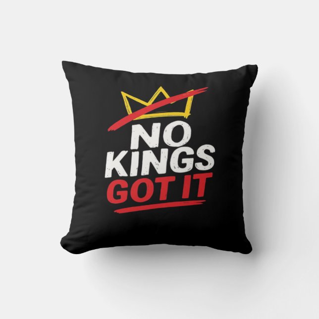 No Kings Het is creatieve casual Kussen (Voorkant)