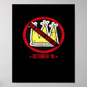 No Kings Het Klassieke Creatieve Stijl Poster