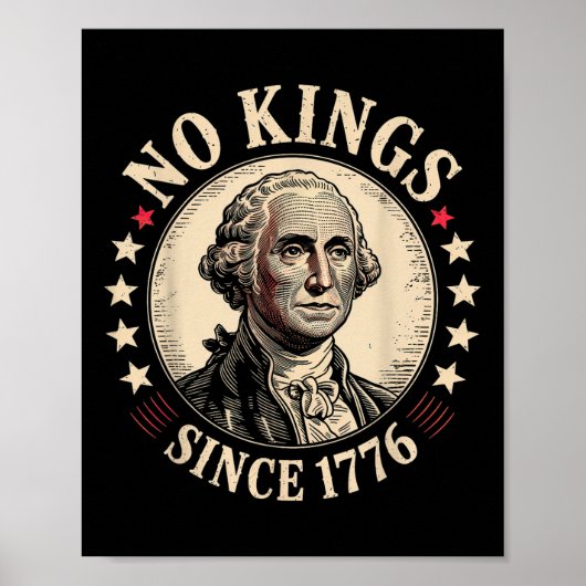 No Kings In America 1776  Poster (Voorkant)