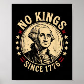 No Kings in America 1776 Save Democracy Verenigde  Poster (Voorkant)