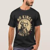 No Kings in America 1776 Save Democracy Verenigde  T-shirt (Voorkant)