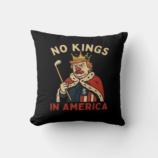 No Kings In America Anti-Donald No Kings Day Class Kussen (Voorkant)