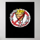 No Kings In America Anti Donald No Kings Day Class Poster (Voorkant)