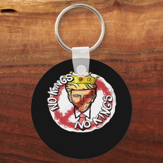 No Kings In America Anti Donald No Kings Day Class Sleutelhanger (Voorkant)