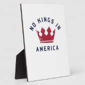 No Kings In America Anti Fascism USA Classic Fotoplaat (Zijkant)