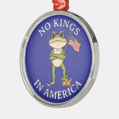 No Kings in America Anti-Trump Protest Large Metalen Ornament (Links)