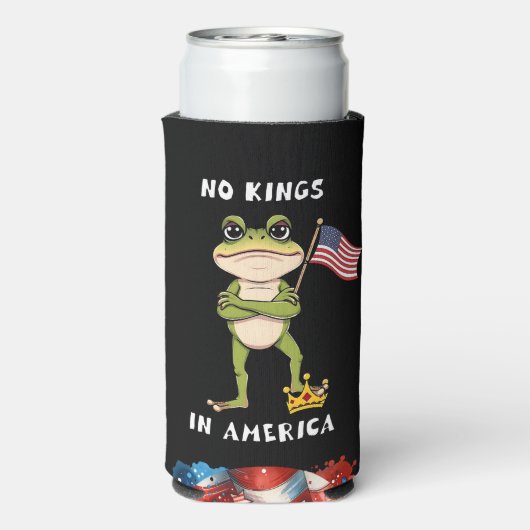 No Kings in America Anti-Trump Protest  Seltzer Blikjeskoeler (Seltzer Achterkant)