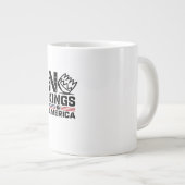 No Kings In America Baby Creative Style Grote Koffiekop (Voorkant rechts)