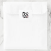 No Kings In America Baby Creative Style Vierkante Sticker (Tas)
