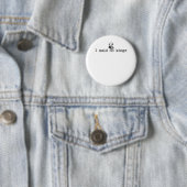 No Kings In America Bold Casual Ronde Button 5,7 Cm (In situ)