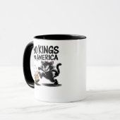 No Kings In America Classic Bold Casual Mok (Voorkant links)