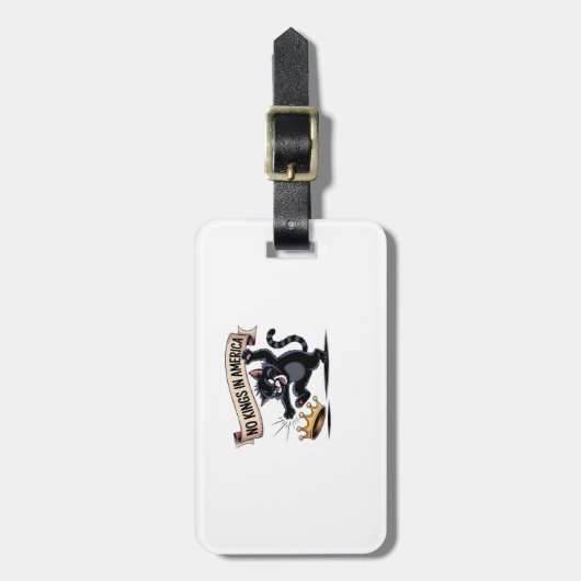 No Kings In America Classic Creative Style Bagagelabel (Voorkant verticaal)