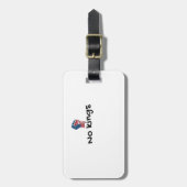 No Kings In America Classic Minimal Clean Bagagelabel (Voorkant verticaal)