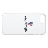 No Kings In America Classic Minimal Clean Case-Mate iPhone Case (Achterkant (Horizontaal))