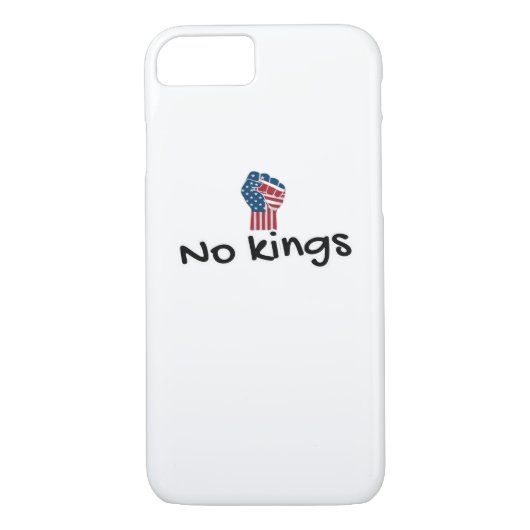 No Kings In America Classic Minimal Clean Case-Mate iPhone Case (Achterkant)