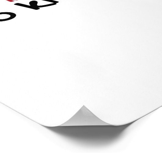 No Kings In America Classic Minimal Clean Poster (Hoek)