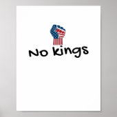 No Kings In America Classic Minimal Clean Poster (Voorkant)
