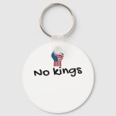 No Kings In America Classic Minimal Clean Sleutelhanger (Voorkant)