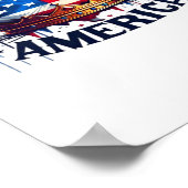 No Kings In America Classic Retro Cool Poster (Hoek)