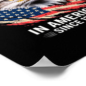 No Kings In America Classic Retro Graphic Design Poster (Hoek)