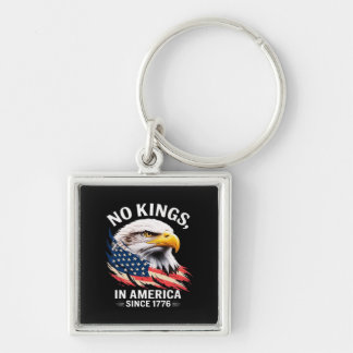 No Kings In America Classic Retro Graphic Design Sleutelhanger