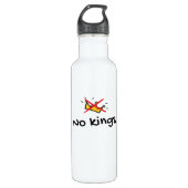No Kings In America Classic Retro Style Waterfles (Voorkant)