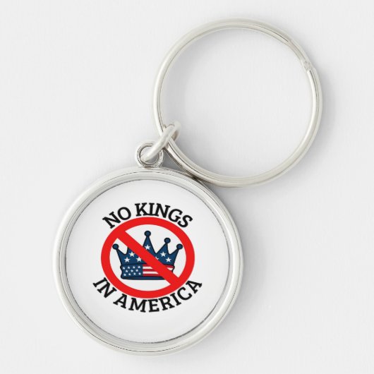 No Kings In America Classic Vintage Graphic Sleutelhanger (Voorkant)
