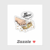 No Kings In America Creative Design Sticker (Vel)