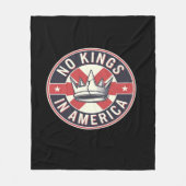No Kings In America Creative Style Fleece Deken (Voorkant)