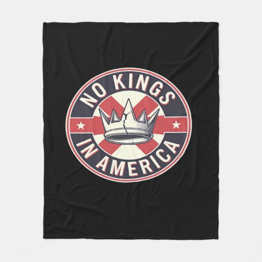No Kings In America Creative Style Fleece Deken (Voorkant)