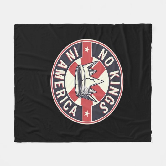 No Kings In America Creative Style Fleece Deken (Voorkant (Horizontaal))
