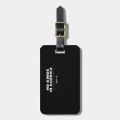 No Kings In America Doge Classic Trendy Graphic Bagagelabel (Voorkant verticaal)