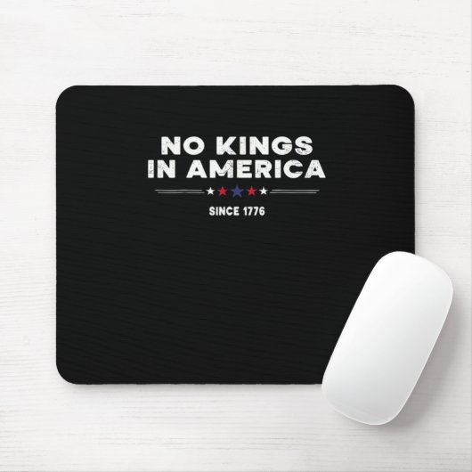 No Kings In America Doge Classic Trendy Graphic Muismat (Met muis)