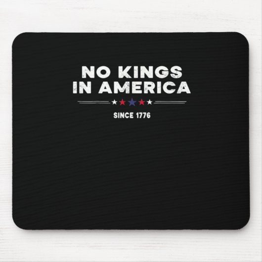 No Kings In America Doge Classic Trendy Graphic Muismat (Voorkant)
