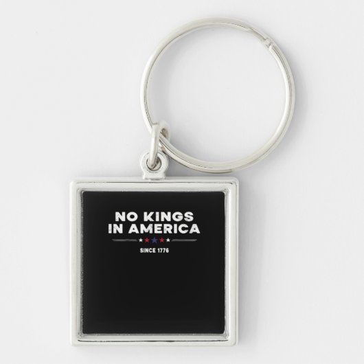 No Kings In America Doge Classic Trendy Graphic Sleutelhanger (Voorkant)