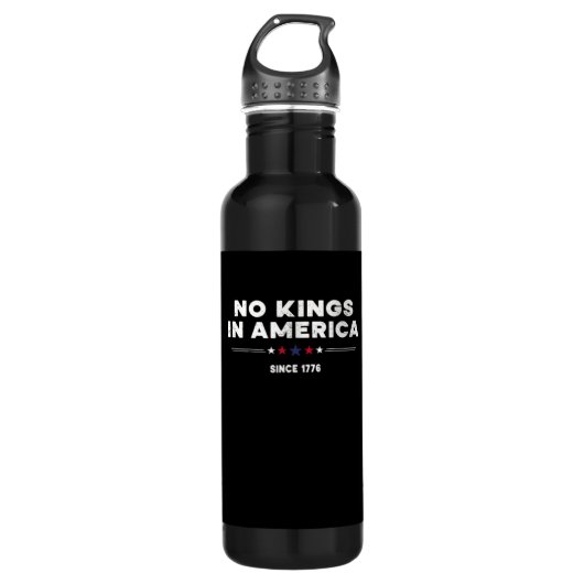 No Kings In America Doge Classic Trendy Graphic Waterfles (Voorkant)