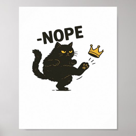 No Kings In America Essential Cool Unique Poster (Voorkant)