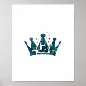 No Kings In America Freedom Aesthetic Poster (Voorkant)