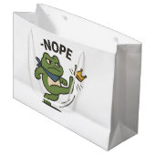 No Kings in America Frog No Kings Democracy Groot Cadeauzakje (Voorkant Gekanteld)