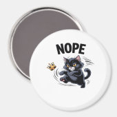 No Kings In America Funny Kicking Crown Classic Vi Magneet (Voorkant / Achterkant)