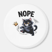 No Kings In America Funny Kicking Crown Classic Vi Magneet (Voorkant)