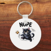 No Kings In America Funny Kicking Crown Classic Vi Sleutelhanger (Voorkant)