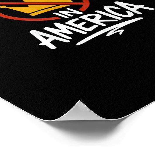 No Kings In America No Crown Minimal Clean Poster (Hoek)